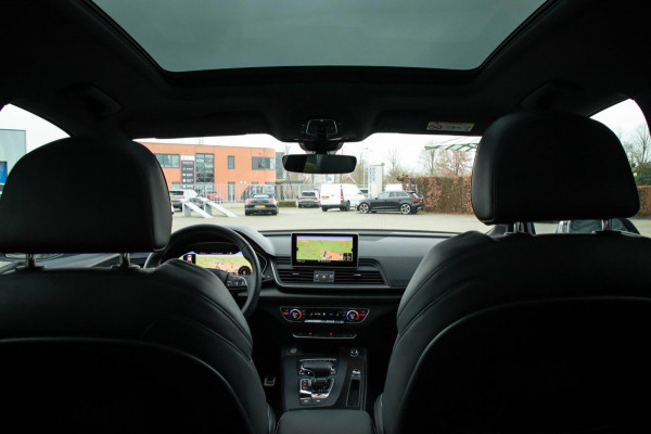 Audi SQ5 3.0TFSI Q5 Quattro S-Line 354pk Automaat! 2e Eig|DLR|Luchtvering|Kuipstoelen|Panoramadak|Virtual Cockpit|Black|Carbon|22