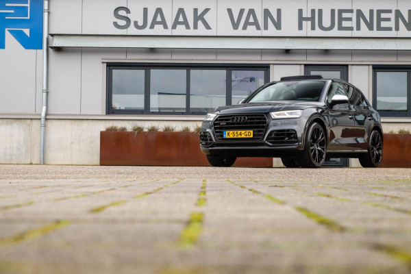 Audi SQ5 3.0TFSI Q5 Quattro S-Line 354pk Automaat! 2e Eig|DLR|Luchtvering|Kuipstoelen|Panoramadak|Virtual Cockpit|Black|Carbon|22