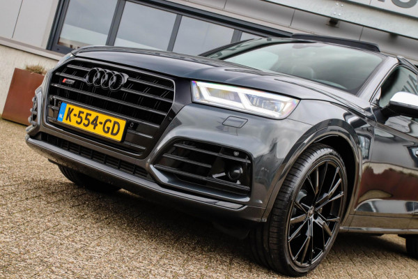Audi SQ5 3.0TFSI Q5 Quattro S-Line 354pk Automaat! 2e Eig|DLR|Luchtvering|Kuipstoelen|Panoramadak|Virtual Cockpit|Black|Carbon|22