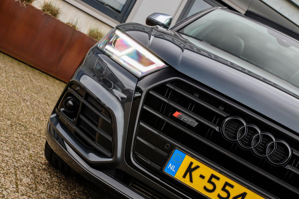 Audi SQ5 3.0TFSI Q5 Quattro S-Line 354pk Automaat! 2e Eig|DLR|Luchtvering|Kuipstoelen|Panoramadak|Virtual Cockpit|Black|Carbon|22