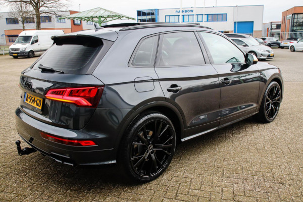 Audi SQ5 3.0TFSI Q5 Quattro S-Line 354pk Automaat! 2e Eig|DLR|Luchtvering|Kuipstoelen|Panoramadak|Virtual Cockpit|Black|Carbon|22