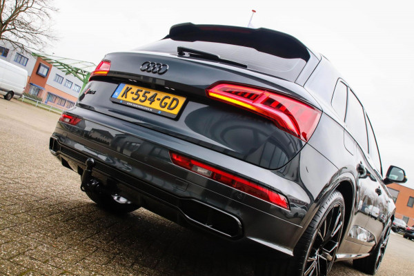 Audi SQ5 3.0TFSI Q5 Quattro S-Line 354pk Automaat! 2e Eig|DLR|Luchtvering|Kuipstoelen|Panoramadak|Virtual Cockpit|Black|Carbon|22