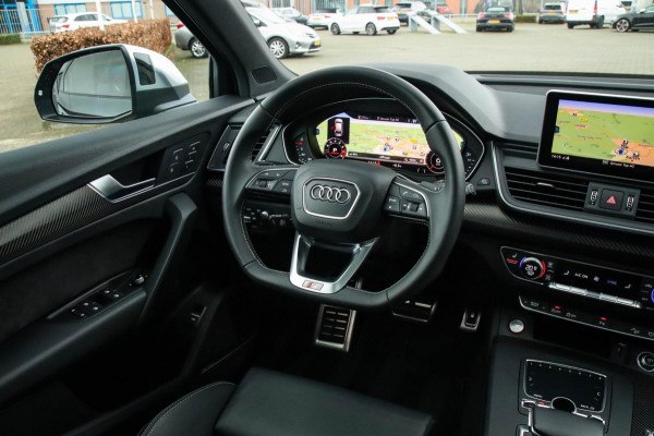 Audi SQ5 3.0TFSI Q5 Quattro S-Line 354pk Automaat! 2e Eig|DLR|Luchtvering|Kuipstoelen|Panoramadak|Virtual Cockpit|Black|Carbon|22