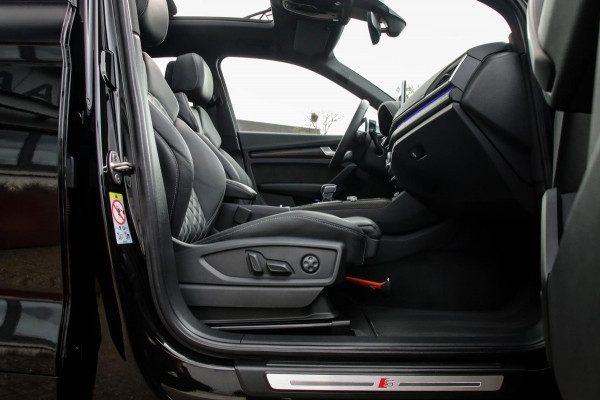 Audi SQ5 3.0TFSI Q5 Quattro S-Line 354pk Automaat! 1e Eig|NL|DLR|Luchtvering|Kuipstoelen|Panoramadak|Virtual Cockpit|Black|Carbon