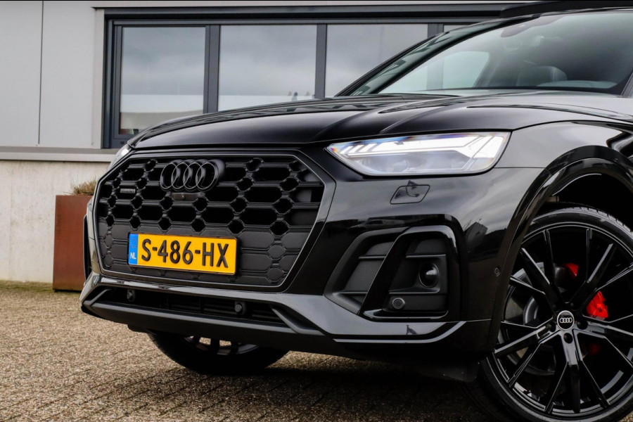 Audi Q5 45 2.0 TFSI Quattro Pro Line S S-Line 265pk Automaat! Panoramadak|Virtual Cockpit|Kuipstoelen|360 Camera|B&O|Black|22inch