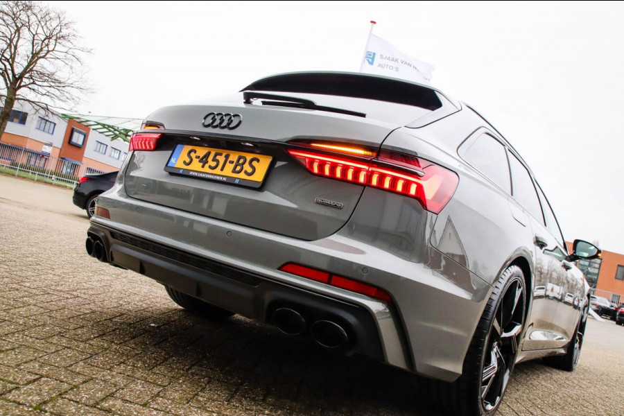Audi A6 Avant 45 2.0TFSI Quattro S line Edition 245pk Automaat! 1e|Audi Exclusive Nardo|Panoramadak|Leder|LED Matrix|Black|21inch