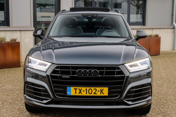 Audi Q5 2.0 TFSI Quattro Pro Line S S-Line 252pk Automaat! 1e Eig|NL|DLR|Panoramadak|Virtual Cockpit|LED Matrix|Black|22|Trekhaak