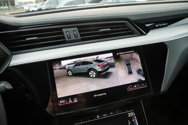 Audi e-tron Sportback 55 Quattro S Edition Pro Line S S-Line 408pk 12%|1e|NL|DLR|Panoramadak|Virtual Cockpit|Luchtvering|360|Black