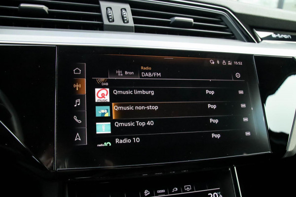Audi e-tron Sportback 55 Quattro S Edition Pro Line S S-Line 408pk 12%|1e|NL|DLR|Panoramadak|Virtual Cockpit|Luchtvering|360|Black