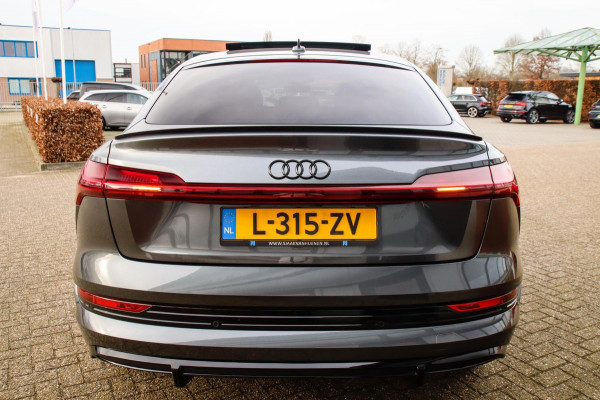 Audi e-tron Sportback 55 Quattro S Edition Pro Line S S-Line 408pk 12%|1e|NL|DLR|Panoramadak|Virtual Cockpit|Luchtvering|360|Black