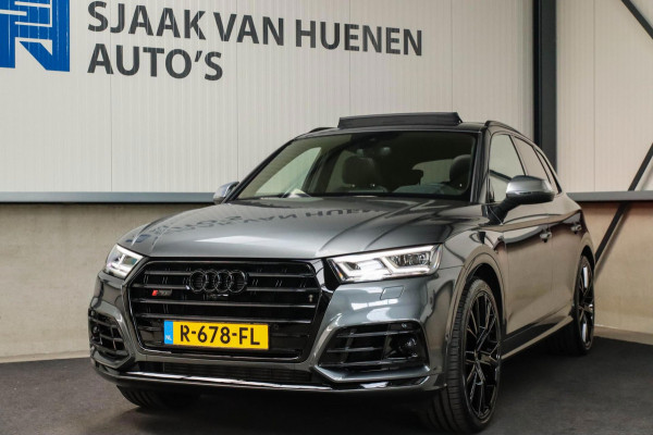 Audi SQ5 3.0TFSI Q5 Quattro S-Line 354pk Automaat! 1e Eig|DLR|Luchtvering|Kuipstoelen|Panoramadak|Virtual Cockpit|Black|Carbon|22