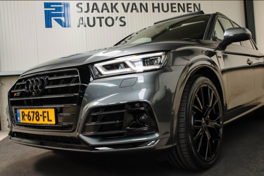 Audi SQ5 3.0TFSI Q5 Quattro S-Line 354pk Automaat! 1e Eig|DLR|Luchtvering|Kuipstoelen|Panoramadak|Virtual Cockpit|Black|Carbon|22