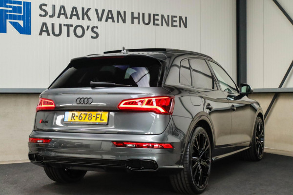 Audi SQ5 3.0TFSI Q5 Quattro S-Line 354pk Automaat! 1e Eig|DLR|Luchtvering|Kuipstoelen|Panoramadak|Virtual Cockpit|Black|Carbon|22