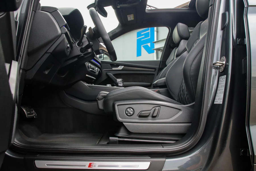 Audi SQ5 3.0TFSI Q5 Quattro S-Line 354pk Automaat! 1e Eig|DLR|Luchtvering|Kuipstoelen|Panoramadak|Virtual Cockpit|Black|Carbon|22