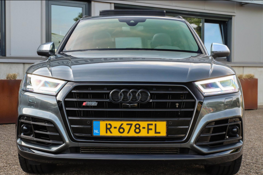 Audi SQ5 3.0TFSI Q5 Quattro S-Line 354pk Automaat! 1e Eig|DLR|Luchtvering|Kuipstoelen|Panoramadak|Virtual Cockpit|Black|Carbon|22