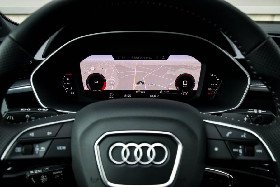 Audi Q3 40TFSI Quattro Edition One S Line 190pk S-Tronic! 1e Eig|Panoramadak|Virtual Cockpit|LED Matrix|Leder|Camera|20inch|Black