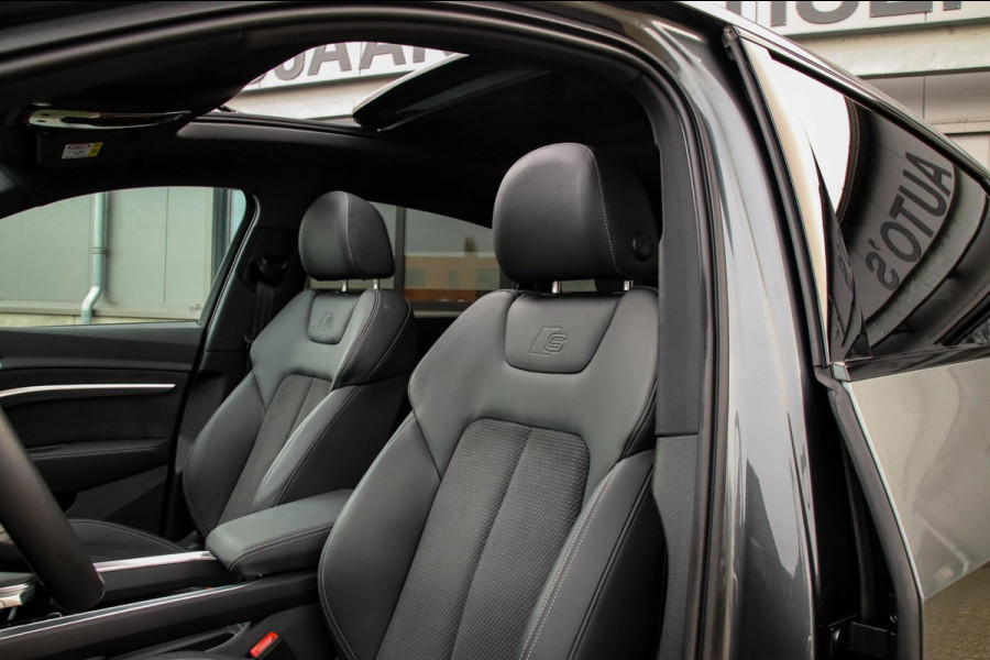 Audi e-tron Sportback 55 Quattro S Edition Pro Line S S-Line 408pk! 8%|1e|NL|DLR|Panoramadak|Virtual Cockpit|Luchtvering|B&O|Black