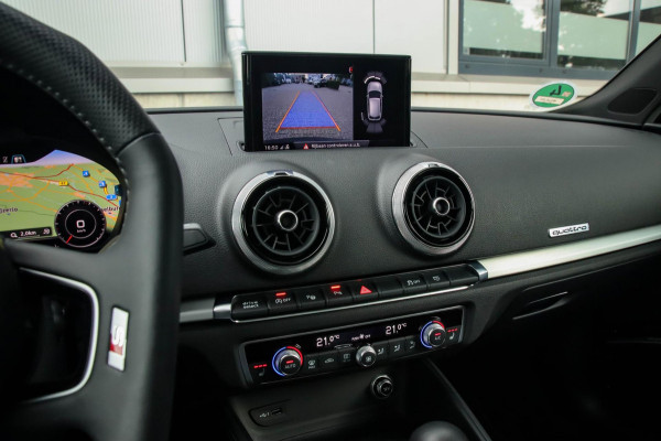 Audi A3 Sportback 2.0TFSI S3 quattro Facelift 310pk S-Tronic 1e Eig|DLR|Kuipstoelen|Virtual Cockpit|Panoramadak|Magnetic|LED|Black