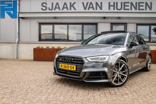 Audi A3 Sportback 2.0TFSI S3 quattro Facelift 310pk S-Tronic 1e Eig|DLR|Kuipstoelen|Virtual Cockpit|Panoramadak|Magnetic|LED|Black