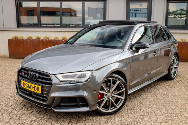 Audi A3 Sportback 2.0TFSI S3 quattro Facelift 310pk S-Tronic 1e Eig|DLR|Kuipstoelen|Virtual Cockpit|Panoramadak|Magnetic|LED|Black