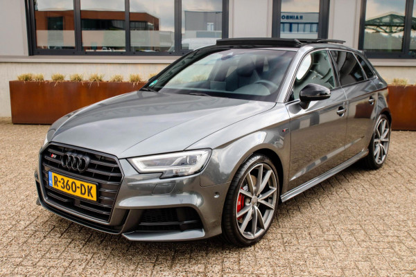 Audi A3 Sportback 2.0TFSI S3 quattro Facelift 310pk S-Tronic 1e Eig|DLR|Kuipstoelen|Virtual Cockpit|Panoramadak|Magnetic|LED|Black