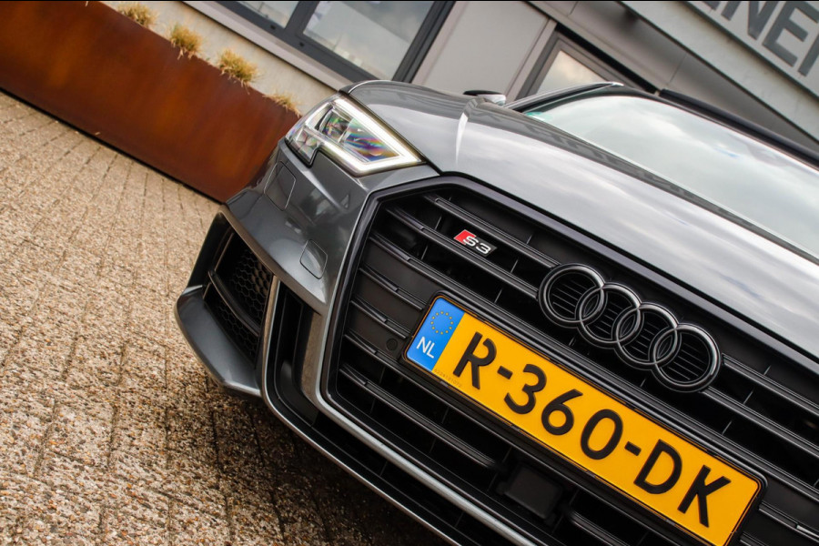 Audi A3 Sportback 2.0TFSI S3 quattro Facelift 310pk S-Tronic 1e Eig|DLR|Kuipstoelen|Virtual Cockpit|Panoramadak|Magnetic|LED|Black