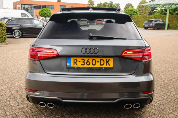 Audi A3 Sportback 2.0TFSI S3 quattro Facelift 310pk S-Tronic 1e Eig|DLR|Kuipstoelen|Virtual Cockpit|Panoramadak|Magnetic|LED|Black