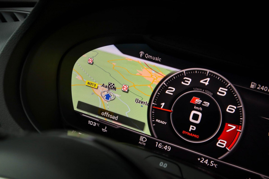 Audi A3 Sportback 2.0TFSI S3 quattro Facelift 310pk S-Tronic 1e Eig|DLR|Kuipstoelen|Virtual Cockpit|Panoramadak|Magnetic|LED|Black