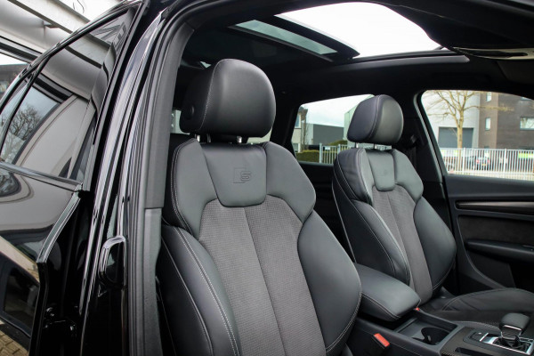Audi Q5 2.0 TFSI Quattro Pro Line S S-Line 252pk Automaat! NL|Luchtvering|Panoramadak|Virtual Cockpit|Camera|Black|22inch|Trekhaak