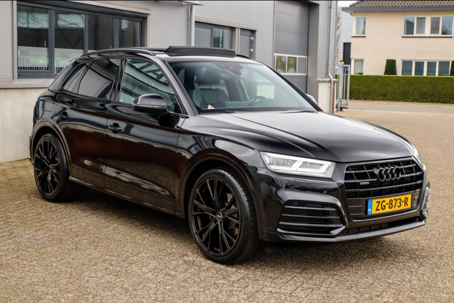 Audi Q5 2.0 TFSI Quattro Pro Line S S-Line 252pk Automaat! NL|Luchtvering|Panoramadak|Virtual Cockpit|Camera|Black|22inch|Trekhaak