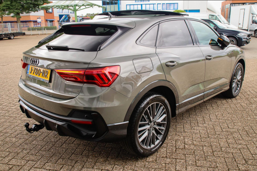 Audi Q3 Sportback 35 TFSI 1.5TFSI S Line Pro Line S 150pk S-Tronic! Panoramadak|Virtual Cockpit|LED Matrix|Leder|ACC|19inch|Black