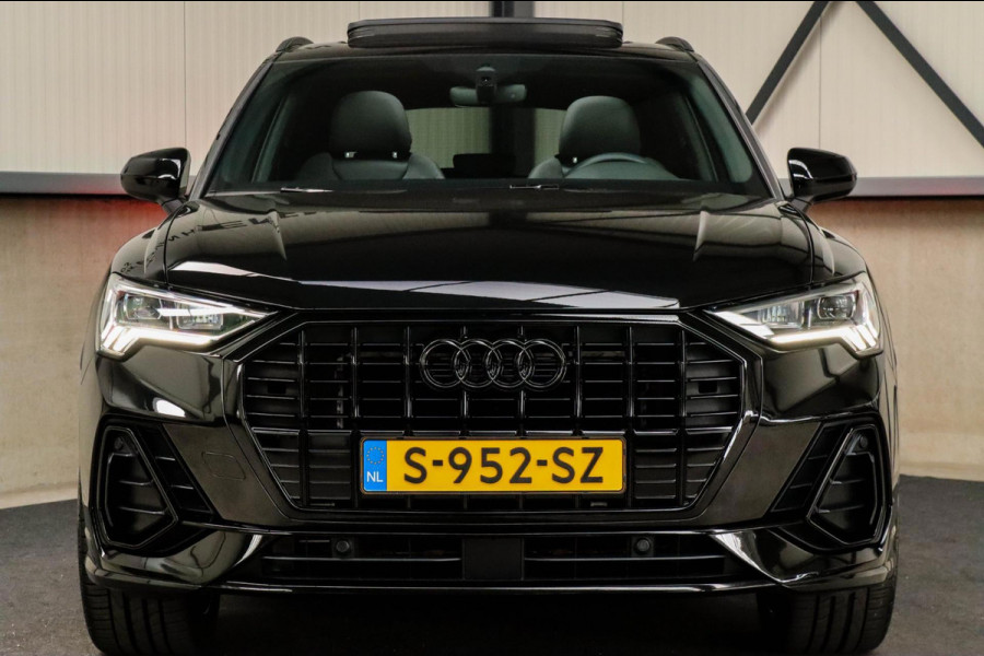 Audi Q3 35 TFSI 1.5 TFSI S Line Pro Line S 150pk S-Tronic! 1e|Panoramadak|Virtual Cockpit|LED Matrix|Leder elektrisch|Black|20inch