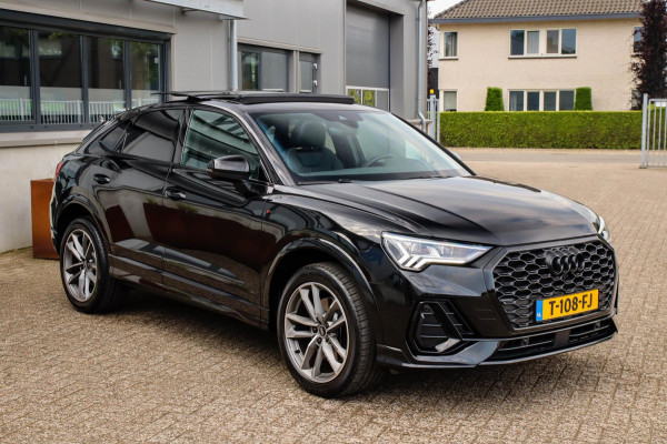 Audi Q3 Sportback 45 TFSI e S Line Edition 245pk S-Tronic 1e Eig|DLR|Panoramadak|Virtual Cockpit|LED Matrix|Leder|ACC|Camera|Black
