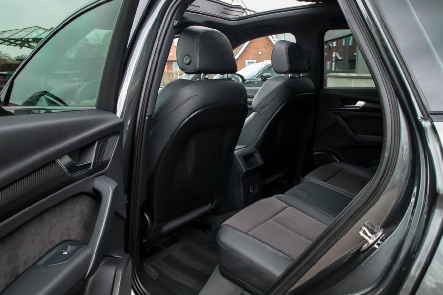 Audi Q5 2.0 TFSI Quattro Pro Line S S-Line 252pk Automaat! 1e|Dealer|Luchtvering|Panoramadak|Virtual Cockpit|360 Camera|ACC|Black