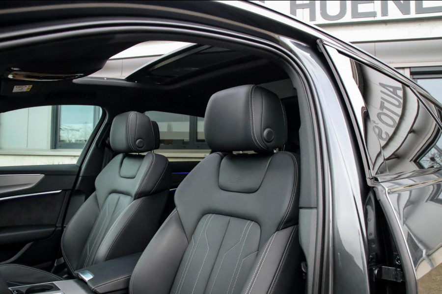 Audi A6 Avant 45 2.0TFSI Quattro S line Edition 245pk Automaat! 1e|Panoramadak|Virtual Cockpit|Leder|HD Matrix LED|Black|Trekhaak