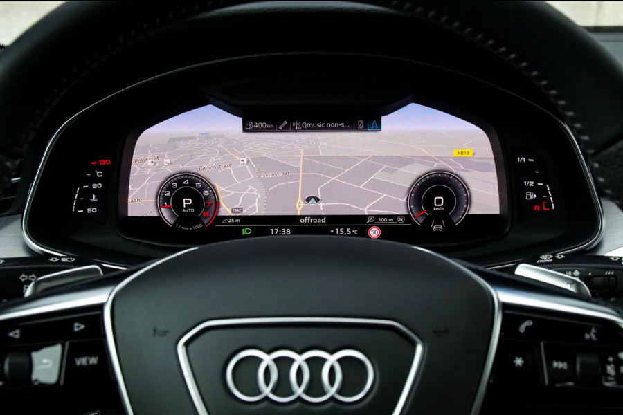 Audi A6 Avant 45 2.0TFSI Quattro S line Edition 245pk Automaat! 1e|Panoramadak|Virtual Cockpit|Leder|HD Matrix LED|Black|Trekhaak