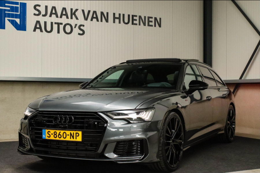 Audi A6 Avant 45 2.0TFSI Quattro S line Edition 245pk Automaat! 1e|Panoramadak|Virtual Cockpit|Leder|HD Matrix LED|Black|Trekhaak
