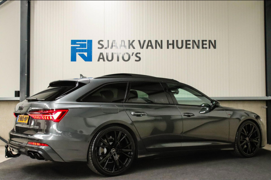 Audi A6 Avant 45 2.0TFSI Quattro S line Edition 245pk Automaat! 1e|Panoramadak|Virtual Cockpit|Leder|HD Matrix LED|Black|Trekhaak