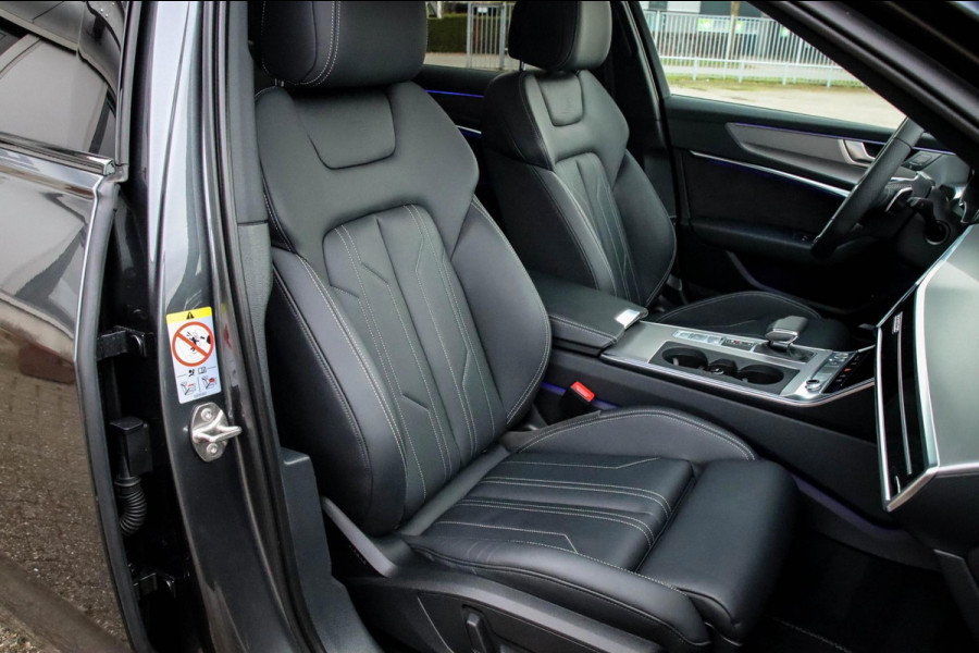 Audi A6 Avant 45 2.0TFSI Quattro S line Edition 245pk Automaat! 1e|Panoramadak|Virtual Cockpit|Leder|HD Matrix LED|Black|Trekhaak
