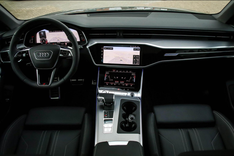 Audi A6 Avant 45 2.0TFSI Quattro S line Edition 245pk Automaat! 1e|Panoramadak|Virtual Cockpit|Leder|HD Matrix LED|Black|Trekhaak
