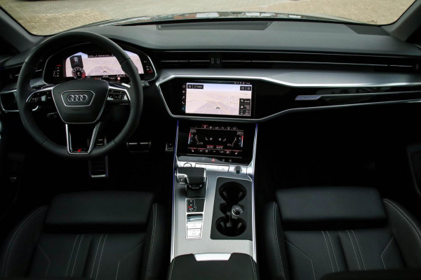 Audi A6 Avant 45 2.0TFSI Quattro S line Edition 245pk Automaat! 1e|Panoramadak|Virtual Cockpit|Leder|HD Matrix LED|Black|Trekhaak