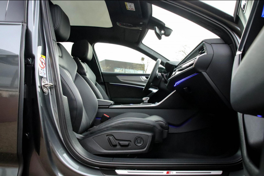 Audi A6 Avant 45 2.0TFSI Quattro S line Edition 245pk Automaat! 1e|Panoramadak|Virtual Cockpit|Leder|HD Matrix LED|Black|Trekhaak