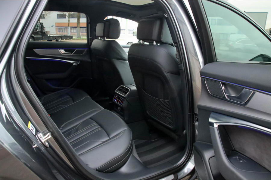 Audi A6 Avant 45 2.0TFSI Quattro S line Edition 245pk Automaat! 1e|Panoramadak|Virtual Cockpit|Leder|HD Matrix LED|Black|Trekhaak