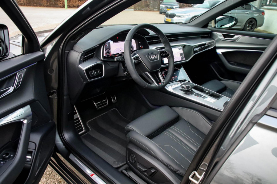 Audi A6 Avant 45 2.0TFSI Quattro S line Edition 245pk Automaat! 1e|Panoramadak|Virtual Cockpit|Leder|HD Matrix LED|Black|Trekhaak