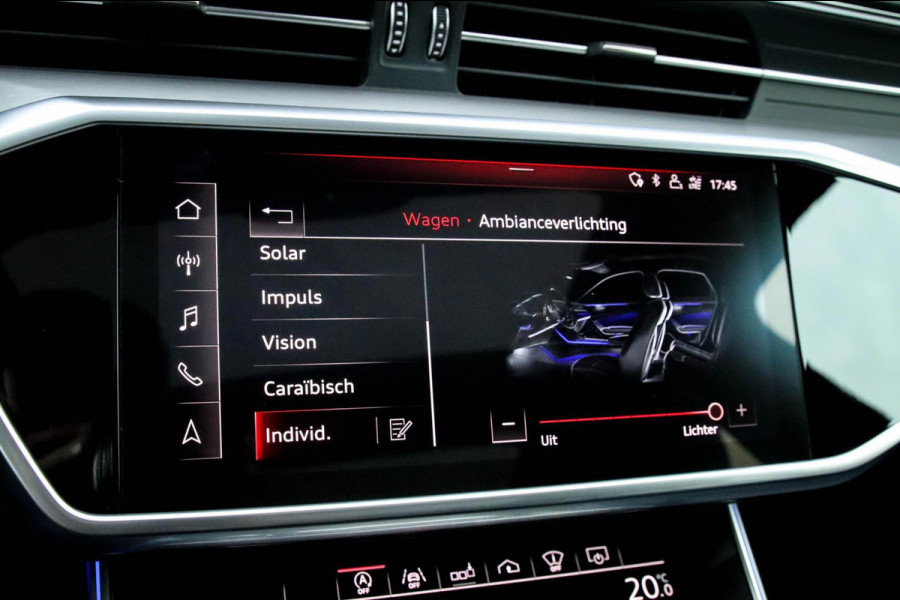 Audi A6 Avant 45 2.0TFSI Quattro S line Edition 245pk Automaat! 1e|Panoramadak|Virtual Cockpit|Leder|HD Matrix LED|Black|Trekhaak