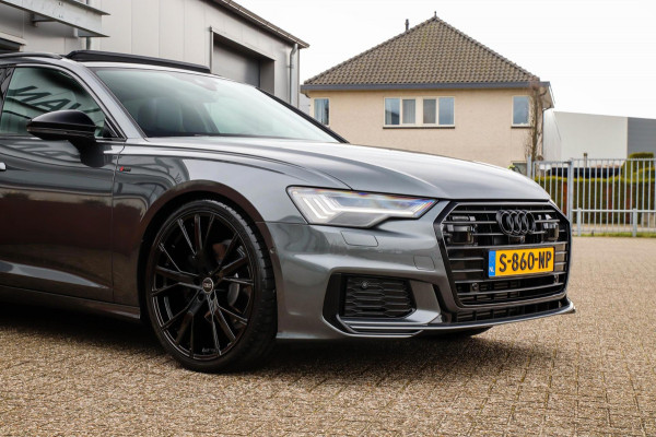 Audi A6 Avant 45 2.0TFSI Quattro S line Edition 245pk Automaat! 1e|Panoramadak|Virtual Cockpit|Leder|HD Matrix LED|Black|Trekhaak