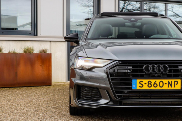 Audi A6 Avant 45 2.0TFSI Quattro S line Edition 245pk Automaat! 1e|Panoramadak|Virtual Cockpit|Leder|HD Matrix LED|Black|Trekhaak