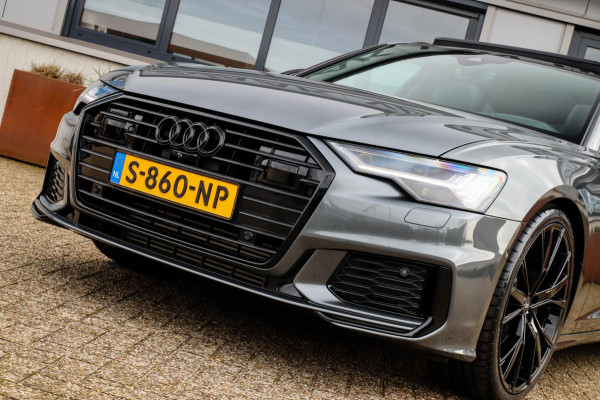 Audi A6 Avant 45 2.0TFSI Quattro S line Edition 245pk Automaat! 1e|Panoramadak|Virtual Cockpit|Leder|HD Matrix LED|Black|Trekhaak