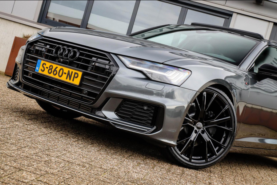 Audi A6 Avant 45 2.0TFSI Quattro S line Edition 245pk Automaat! 1e|Panoramadak|Virtual Cockpit|Leder|HD Matrix LED|Black|Trekhaak