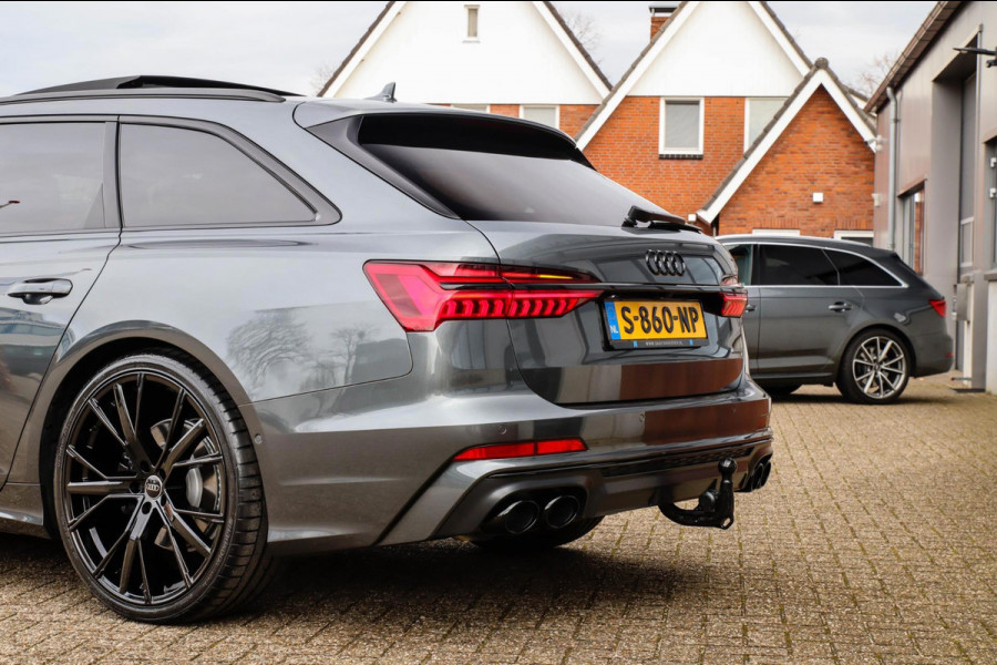 Audi A6 Avant 45 2.0TFSI Quattro S line Edition 245pk Automaat! 1e|Panoramadak|Virtual Cockpit|Leder|HD Matrix LED|Black|Trekhaak